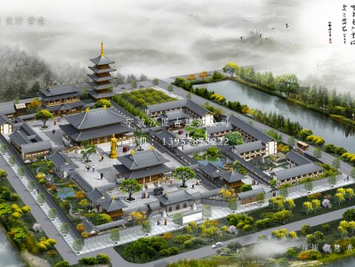 磐安寺庙建筑总体规划方案